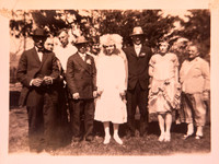 Alphonse and Mary Cheray wedding party